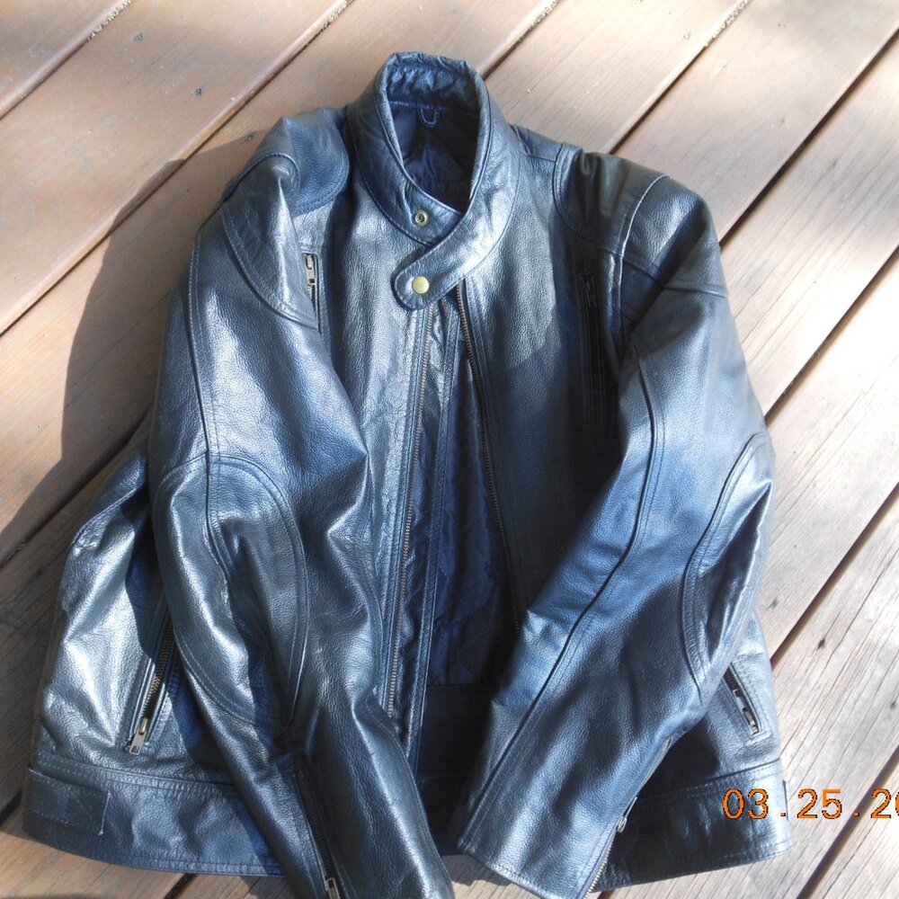 Ethical Leather motorcycle jacket